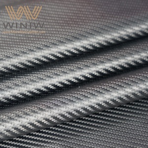 Tapis de paille Texture en fibre de carbone Housses de siège de voiture Matériaux de conception Cuir Pvc universel de haute qualité - Product Image 2