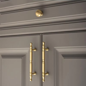 Longs boutons d'armoire en laiton doré tiroir porte tirer t-bars pour cuisine commode chambre salle de bain meubles antioxydant protégé - Product Image 4