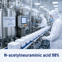 Acide N-acétylneuraminique (acide sialique) 98% par HPLC CAS 131-48-6 Poudre issue de fermentation