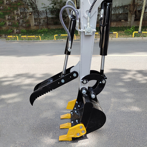Mini-excavatrice sur chenilles 1,5 tonne à vérins hydrauliques économes en énergie, fabriquée en Chine, conforme à la norme 5, haute puissance pour moteur, pompe et composants essentiels - Product Image 4