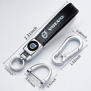 <span class=keywords><strong>Porte</strong></span>-clés en cuir véritable <span class=keywords><strong>Volvo</strong></span> Series <span class=keywords><strong>Porte</strong></span>-clés de voiture imprimé UV Accessoires pour les familles et les propriétaires de voitures Homme et femme présents - Product Image 4