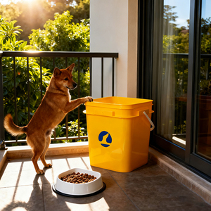 Hot Bán Cấp Thực Phẩm Xô Bán Buôn 20L Vuông Xô Có Nắp Đậy Và Xử Lý Tùy Chỉnh Kích Thước Biểu Tượng Màu Sắc Pet Nhựa Vuông Xô - Product Image 4