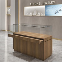 Vitrine de Comptoir Verrouillable en Verre pour Bijoux et Téléphones Mobiles, Modèle Chine, avec Présentoir d'Objets de Musée, pour Usage Commercial