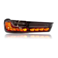 Pour BMW Série 3 G20 G28 G80 Feux arrière transparents 2019-2022 Série 3 Feux arrière LED style GTS transparents Pièce de rechange pour feux arrière