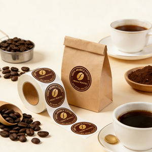 <span class=keywords><strong>Etiquetas</strong></span> Adhesivas <span class=keywords><strong>Personalizadas</strong></span> con Logotipo de Marca para Alimentos, <span class=keywords><strong>Etiquetas</strong></span> de Vinilo Impermeables, Impresión de <span class=keywords><strong>Etiquetas</strong></span> Autoadhesivas, <span class=keywords><strong>Etiquetas</strong></span> de Sellado para Bolsas de Papel - Product Image 2