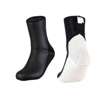 Chaussettes de plongée DIVESTAR personnalisées en néoprène imperméable et chaud de 3 mm et 5 mm, résistantes à l'abrasion et aux rayures