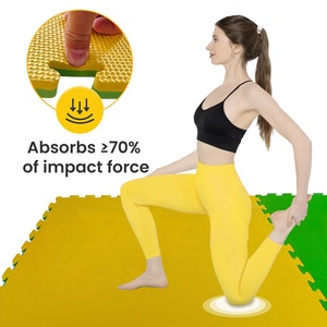 Tapis de puzzle emboîtable LINYIQUEEN, antidérapant, absorbant les chocs, pour l'entraînement au karaté, au taekwondo, au <span class=keywords><strong>judo</strong></span>, aux arts martiaux, au <span class=keywords><strong>dojo</strong></span> - Product Image 2