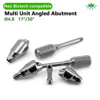 Neo Biotech Multi-Unit Angled Abutment MUA Healing Cap Screw-Retained Straight Parts for All-on-4 Lab Custom Factory Direct
