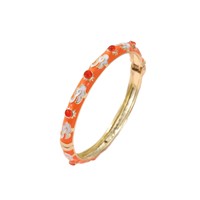 Nouveau bracelet en alliage de zinc style chinois avec pierre œil-de-chat cloisonnée, nuage porte-bonheur, émail goutte d'huile et perles pour femme