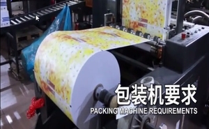 Tagliatrice di taglio del rotolo di carta di formato A4 stampata cartone - Product Image 4