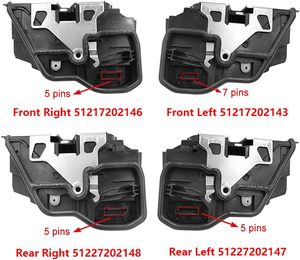 Cerradura de puerta de coche 51217202145 51217202144 RHD para <span class=keywords><strong>BMW</strong></span> 1 3 5 Series E60 E87 E90 Mini Cooper 51227202148 51227202147 51217185689 - Product Image 2
