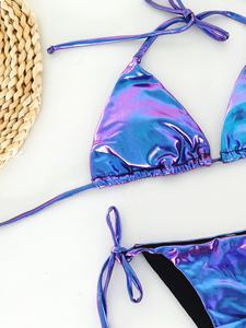 2021 femmes Bikini cuir <span class=keywords><strong>Sexy</strong></span> ensemble <span class=keywords><strong>de</strong></span> <span class=keywords><strong>Lingerie</strong></span> Push up rembourré soutien-gorge avec slips maillot <span class=keywords><strong>de</strong></span> bain vêtements <span class=keywords><strong>de</strong></span> plage femmes maillots <span class=keywords><strong>de</strong></span> bain - Product Image 6