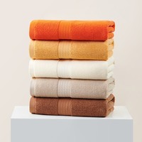 Serviette de bain en coton pur multicolore pour adultes, grande taille, tissée, pour hôtel, écologique, séchage rapide, absorbante, en tissu éponge, 50x100cm