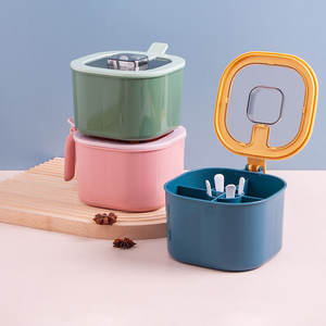 Ensemble de pots à épices créatifs pour la cuisine, avec poignée et couvercle en plastique, pour le stockage des assaisonnements solides - Product Image 2