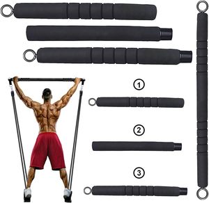 Gedeng Tragbares Heim-Fitnessgerät 3-teiliges Pilates-Stangen-Set TPE-Widerstandsbänder Ganzkörper-Workout-Unterstützung für Männer und Frauen - Product Image 5