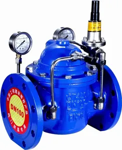 CQATMT tap water adjustable pilot flange connection 200X pressure reducing and stabilizing control pressure reducing valve vale