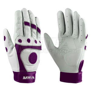 Guantes de bateo de béisbol y fútbol profesionales de silicona con logotipo personalizado protección de manos de cuero para adultos para exteriores Outfield - Product Image 3