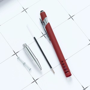 Bolígrafo con Pantalla Táctil Capacitiva para Imprimir Logotipo, Bolígrafo <span class=keywords><strong>de</strong></span> Aluminio Multicolor, Nuevo Bolígrafo Metálico Perforado - Product Image 4