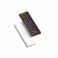 Teclado Mecánico para Juegos A61K con Retroiluminación LED, 61 Teclas, Mini, Cableado, Tipo-C, para Oficina, con Interruptor Azul, para Laptop y PC