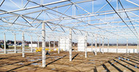 Edificio Comercial de Estructura de Acero Prefabricada, Taller Industrial con Estructura de Acero Ligero