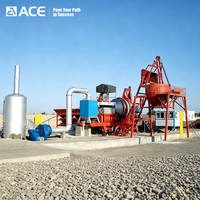 Centrale à asphalte compacte ACE CAP40-40t/h avec moteur et pompe, système de contrôle PLC pour la rénovation des routes urbaines/rurales