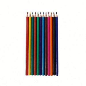 Ensemble d'art en plastique 12 couleurs dans une boîte colorée, crayons de couleur hexagonaux professionnels de 7 pouces pour enfants - Product Image 2