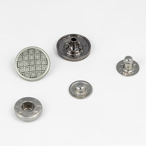 परिधान एक्सेसरीज लोगो डिजाइन प्रेस स्टड बैग मिश्र धातु कवर शर्ट 12 मिमी कस्टम स्नैप बटन कपड़ों के लिए धातु प्रेस बटन - Product Image 2