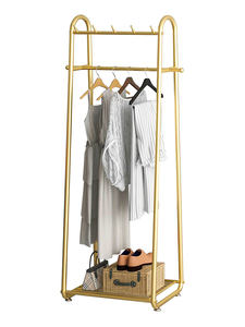 洋服ラック北欧ライト高級アイアンアートフロアコート帽子ラックコートハンガーディスプレイラック工場直販 - Product Image 6