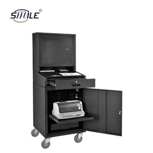 CHNSMILE 하이 퀄리티 스틸 모바일 워크샵 컴퓨터 캐비닛 4 바퀴 사용자 정의 PC 컴퓨터 캐비닛 판금 제작 - Product Image 1