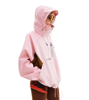 Veste d'hiver matelassée à capuche imperméable pour homme avec motif lettres pour la chasse et le golf - Manches régulières