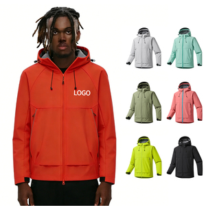 Giacca a Vento Softshell <span class=keywords><strong>di</strong></span> Alta Qualità per <span class=keywords><strong>Uomo</strong></span>, Impermeabile, Antivento, Foderata in Pile, Casual, Streetwear, con Cappuccio, Personalizzabile ODM - Product Image 1