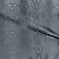 Tissu en cuir PU tricoté fin de 0,18 mm, coupe-vent, 110 GSM, léger, résistant à l'abrasion, pour vêtements et robes