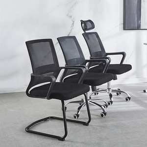 <span class=keywords><strong>Silla</strong></span> de <span class=keywords><strong>Oficina</strong></span> Ejecutiva Ergonómica GEDO, con Reposabrazos de Acero en Forma de Arco, <span class=keywords><strong>Malla</strong></span> Transpirable, para Trabajo Prolongado - Product Image 3