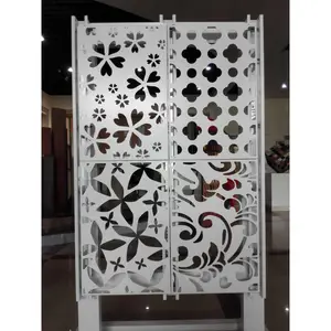 Metal Facade Panels Laser Cutting Decorative Wall Cladding Aluminium Perforated Facade Metal Wall Panel