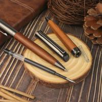 Juego de Bolígrafos de Lujo de Madera Ecológica para Regalo Empresarial con Logo Personalizado para Escritura de Oficina