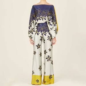 Ensembles Décontractés à Imprimé TWOTWINSTYLE, Hauts <span class=keywords><strong>Chic</strong></span> et Pantalons Amples Taille Haute pour Femme - Product Image 6