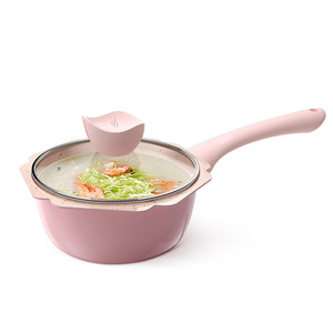 Baby Food Cooker Maifan Stone <b>Pot</b> Non-Stick With Lid For <b>Soup</b> And Milk Heating - Product Image 1