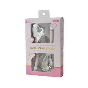 Rodillo Facial de Acero Inoxidable Anti-Hinchazón para Uso Doméstico, Logotipo Personalizado, Cuchara de Hielo, Globos Faciales de Hielo para el Cuidado de la Cara y los Ojos - Product Image 2