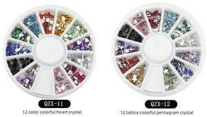 Decoración de <span class=keywords><strong>uñas</strong></span> <span class=keywords><strong>acrílicas</strong></span>, purpurina de cristal en forma de piedra, gemas para <span class=keywords><strong>uñas</strong></span> <span class=keywords><strong>con</strong></span> diamantes de imitación - Product Image 3