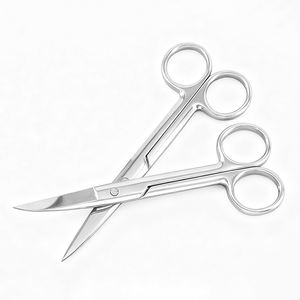 กรรไกรตัดผ้าก๊อซทางการแพทย์สแตนเลส กรรไกรผ่าตัดศัลยกรรมตกแต่งผิว กรรไกรผ่าตัดตา กรรไกรตรง/โค้ง - Product Image 6