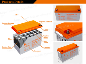 Высококачественная Солнечная гелевая батарея 12 В 150 Ач, Гуанчжоу - Product Image 3