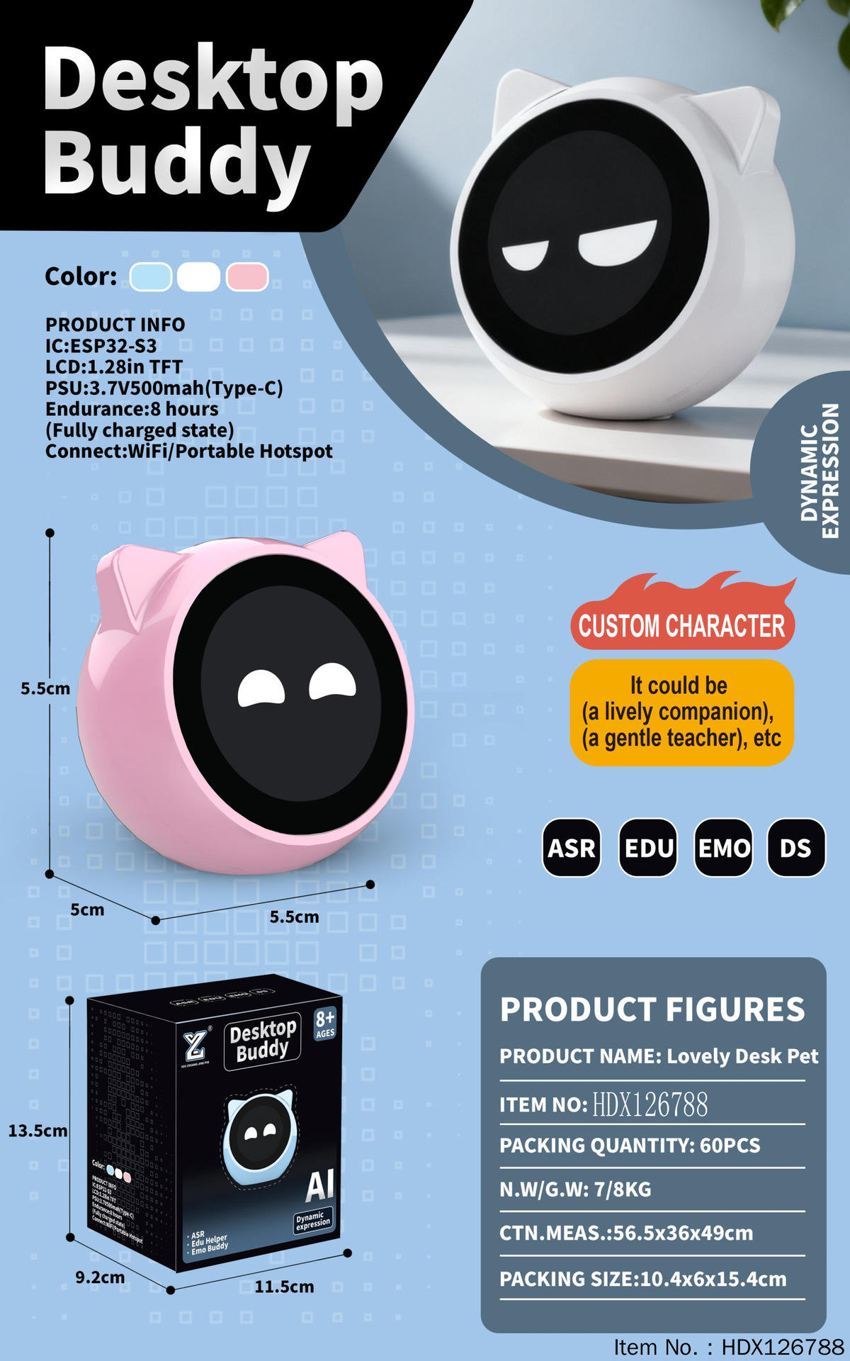 Hdx126788ai table pet-wonderful partner