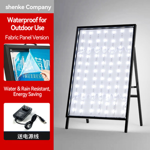 حامل عرض لعلامة <span class=keywords><strong>LED</strong></span> فائق الوقوف عمودي أرضي رفيع من أجل الإعلان - Product Image 4