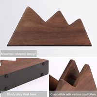 Support double pour manettes en bois massif pour Xbox Series X/S, Xbox One, PS5, Switch Pro – Cadeau pour Gamer Homme – Fabriqué en Chine
