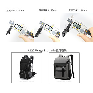 Hebilla de plástico en forma de Y para mochila, 120, 21 mm, 26 mm, 38 mm, hebilla de seguridad ligera para exteriores, para bolsas de senderismo - Product Image 4