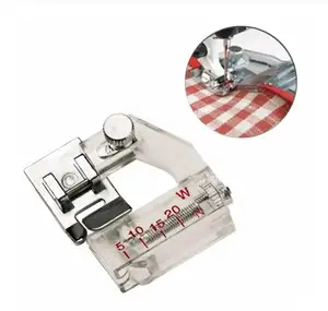Hemming and wrapping strip presser foot Multifunctional adjustable width wrapping strip presser foot household sewing machine