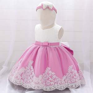 K1332 Baby Prinzessin Mädchen Kleid Sommer Geburtstags feier Kinder Kleider Vollmond Kleid Prom Designs - Product Image 6