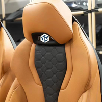 Housse de siège de voiture en cuir Nappa de haute qualité, durable, universelle, sportive, cinq places, ensemble complet, accessoire intérieur