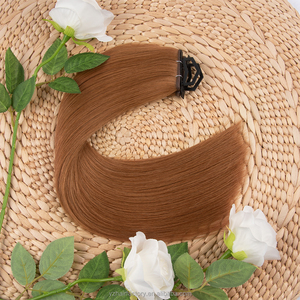 New Arrival <b>Micro</b> Bead Butterfly Weft Human Hair <b>Extension</b> Remy 100 Double Drawn European Hair Invisible Butterfly Genius Wefts - Product Image 4
