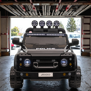 Auto de Juguete Eléctrico de 12V para Niños, Estilo Policía, de Plástico, con 6 Ruedas, Suspensión y MP3, para Edades de <span class=keywords><strong>2</strong></span> a 7 Años - Product Image 1